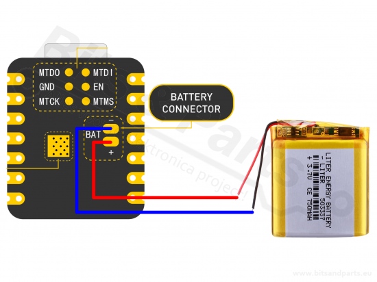 ESP32-C3 Seeed Studio Xiao Ontwikkelboard WiFi/Buetooth 
